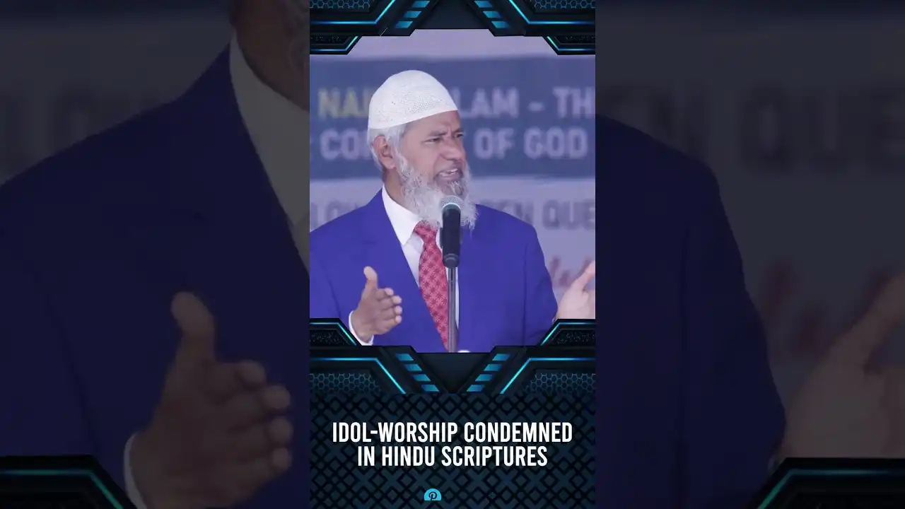 idol worship condemned in hindu scriptures - dr zakir naik