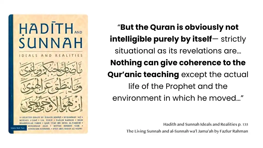 necessity and reliability of contextual hadith asbab al nuzul – join