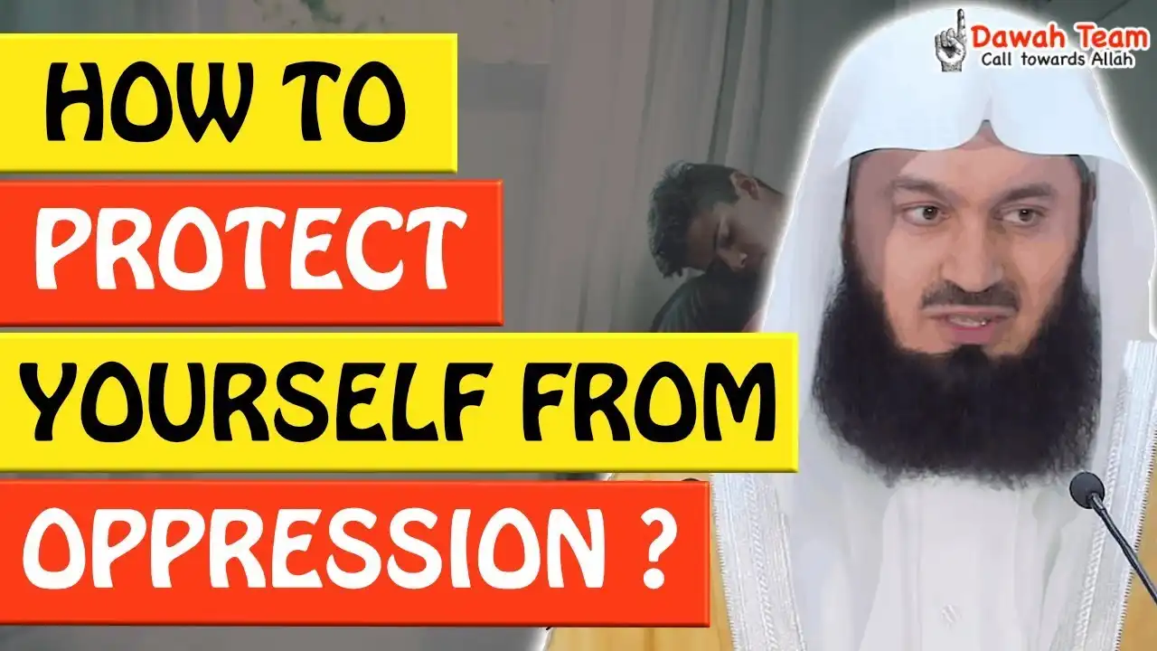 🚨how to protect yourself from oppression ?🤔 - mufti menk