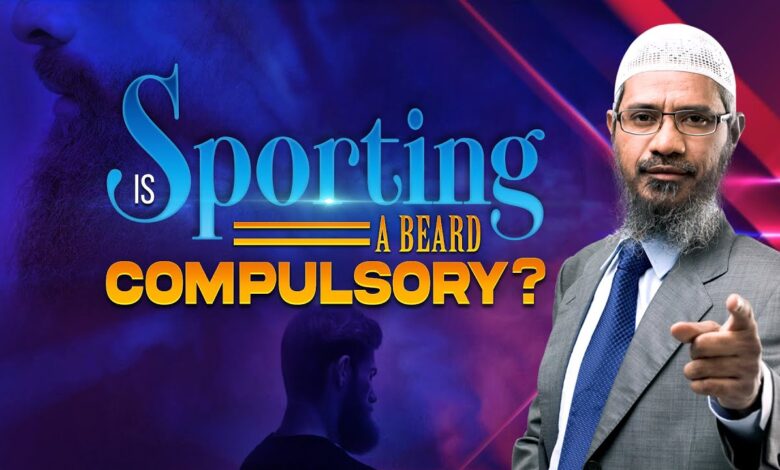 is sporting a beard compulsory? - dr zakir naik