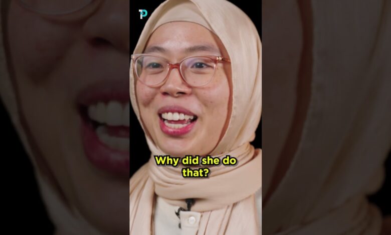 pov: chinese hijabi revert in a restaurant