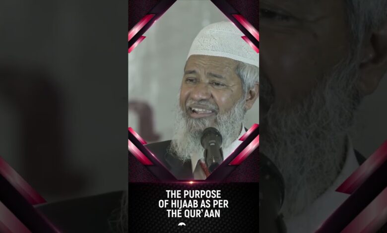 the purpose of hijaab as per the quran - dr zakir naik