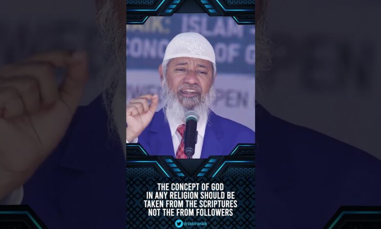 the concept of god in any religion should be taken from the scriptures not from the followers