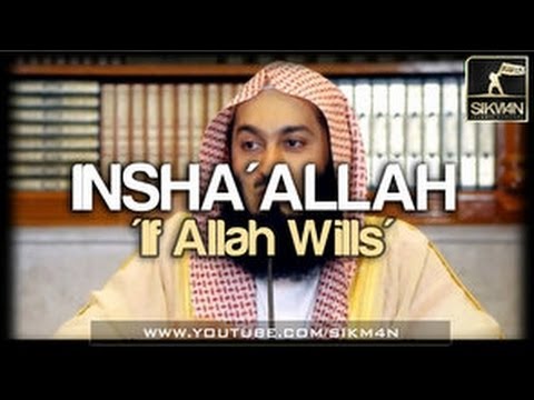 insha allah story ᴴᴰ ┇ amazing reminder ┇ by mufti ismail menk ┇ dawah team