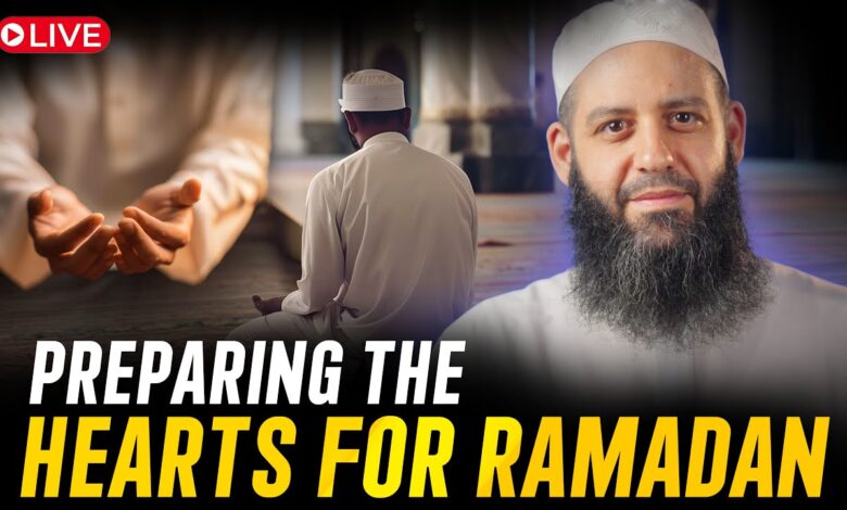 preparing the hearts for ramadan | live with sheikh abu bakr zoud