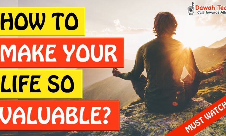 🚨how to make your life valuable🤔 ᴴᴰ