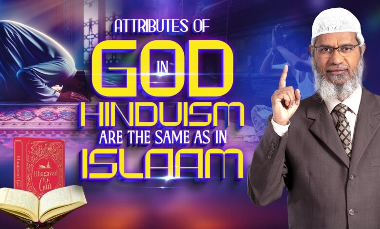 attributes of god in hinduism are the same as in islaam