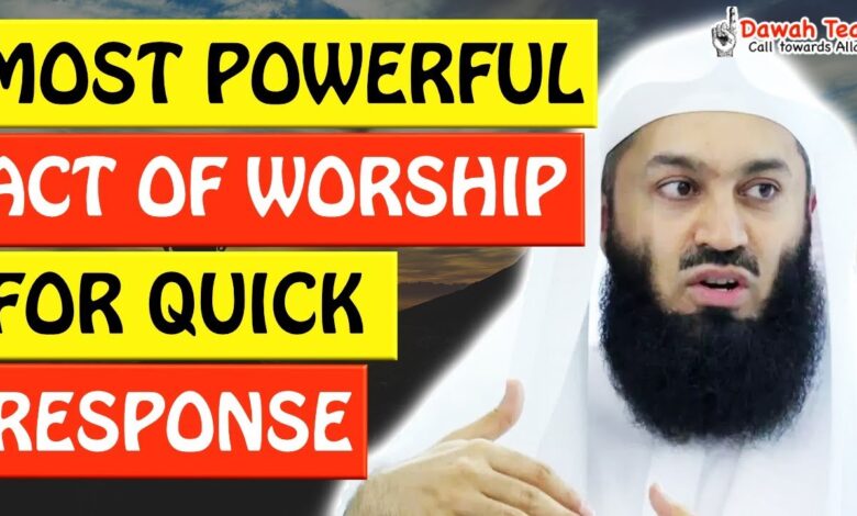 🚨most powerful act of worship for quick response 🤔