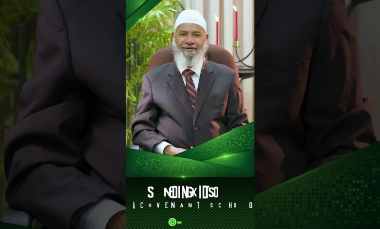 sending kids to a covenant school - dr zakir naik