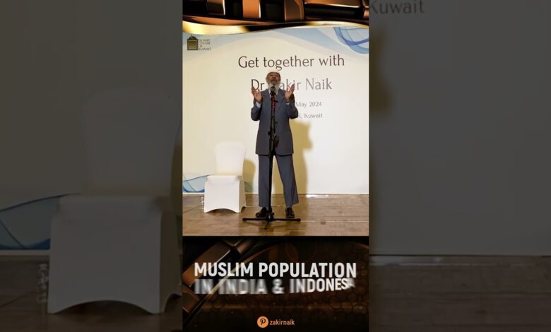 muslim population in india and malaysia - dr zakir naik