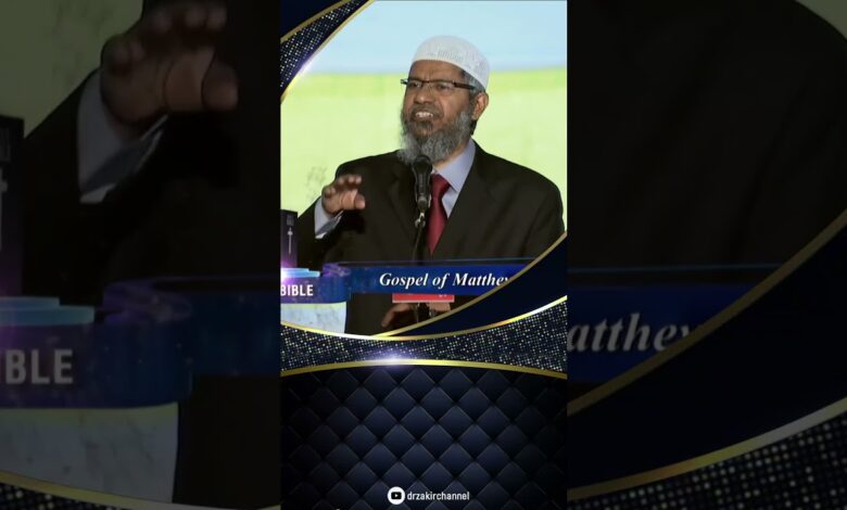 christ (pbuh) gives a precise description of the prophet to come - dr zakir naik