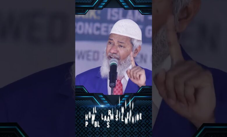 illustrations of how islam solves the problems of humanity - dr zakir naik