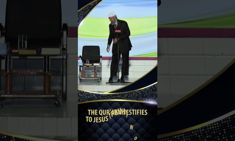 the qur'an testifies to jesus (pbuh) no less than 25 times - dr zakir naik