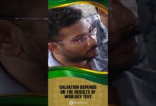 salvation depends on the results of worldly test - dr zakir naik