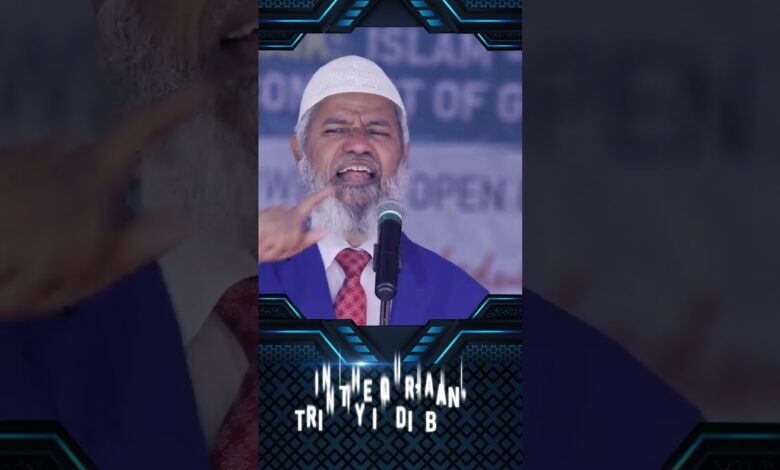 in the quran, trinity is disbelief - dr zakir naik