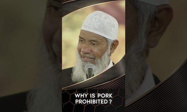 why is pork prohibited? - dr zakir naik