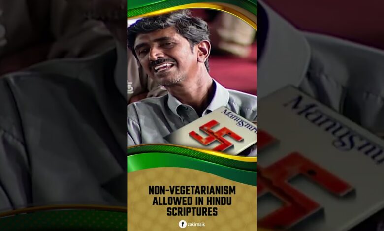 non vegetarianism allowed in hindu scriptures - dr zakir naik