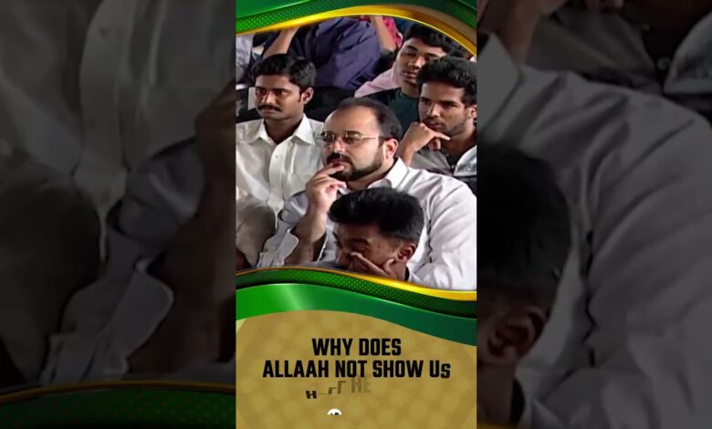 why does allah not show us hell here? - dr zakir naik