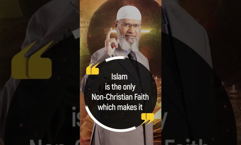 islam is the only non-christian faith which makes it an article of faith to believe in jesus christ