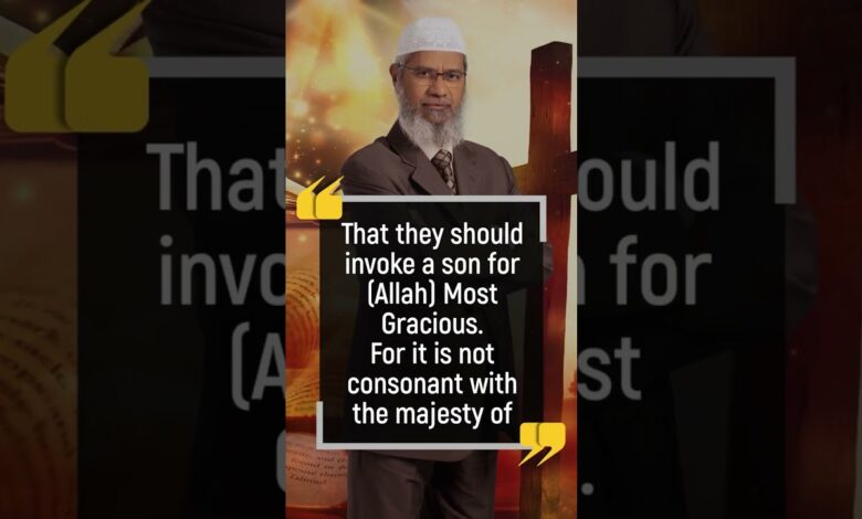 they say (allah) most gracious has begotten a son.' indeed you have put forth a thing most monstrous