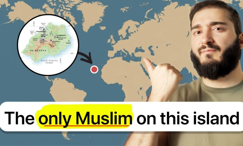 the only muslim on napoleon's island - 300 years before him!