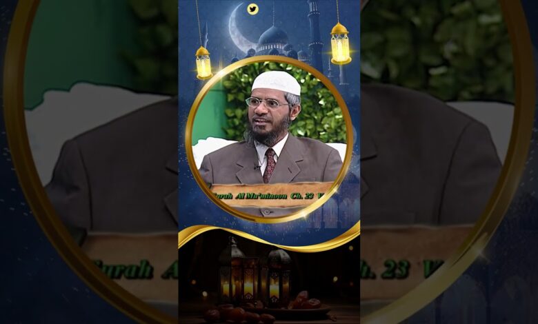 this life is the only chance for one to repent to allah - dr zakir naik