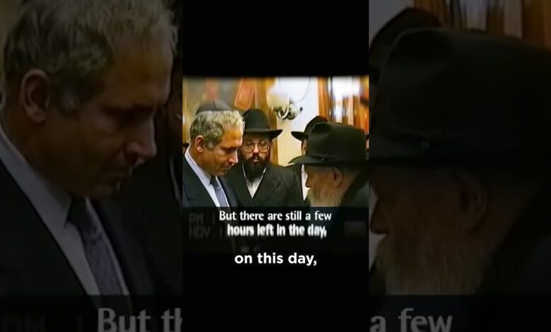 rabbi makes insane prophecy to netanyahu