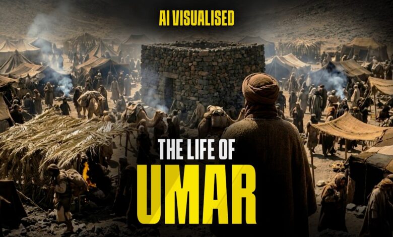 the life & legacy of umar ibn khattab (ai visualised)